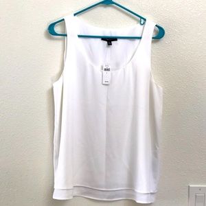 NWT Banana Republic White Shell Blouse